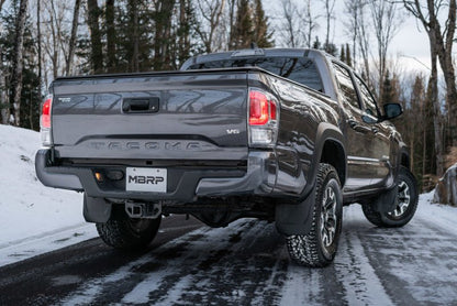 MBRP 2016 Toyota Tacoma 3.5L Cat Back Turn Down Style T409 Exhaust System - Catback - MBRP