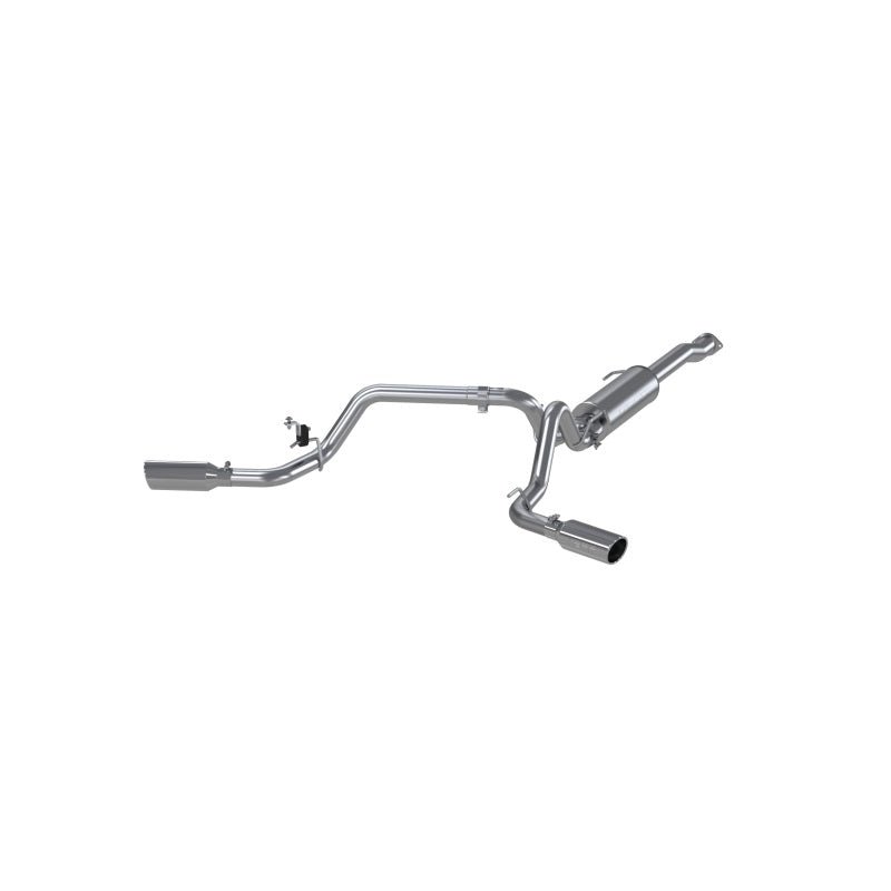 MBRP 2016 Toyota Tacoma 3.5L EC/CC Cat Back Dual Split Exit Alum Exhaust - Catback - MBRP