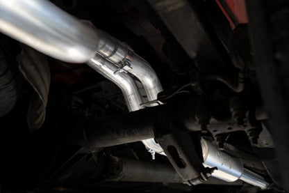 MBRP 2019+ Chevrolet Silverado 1500 / 2019+ GMC Sierra 1500 Alum. 3in Armor Black Cat - Back Exhaust - Catback - MBRP