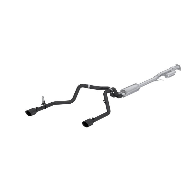 MBRP 2019+ Chevrolet Silverado 1500 / 2019+ GMC Sierra 1500 Alum. 3in Armor Black Cat - Back Exhaust - Catback - MBRP