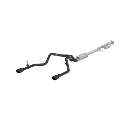 MBRP 2019+ Chevrolet Silverado 1500 / 2019+ GMC Sierra 1500 Alum. 3in Armor Black Cat - Back Exhaust - Catback - MBRP