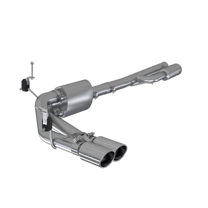 MBRP 2019+ Chevrolet Silverado 1500 4.5L/5.3L Pre - Axle Dual Side Exit w/ 4in OD Tip - AL - Catback - MBRP
