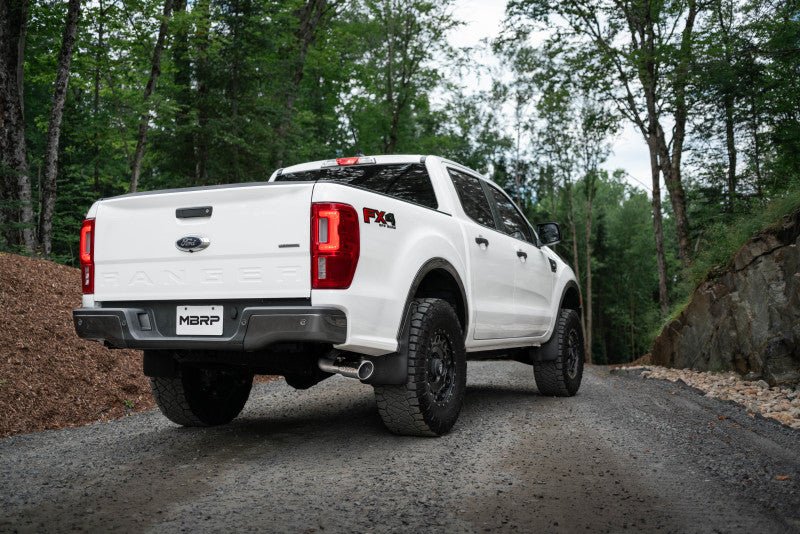 MBRP 2019 Ford Ranger Ecoboost 2.3L 4in OD Tip Single Side Exit 3in AL Cat Back - Catback - MBRP