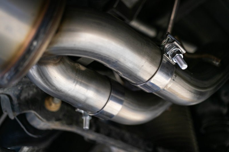 MBRP 2019 Ram 1500 5.7L (Crew Cab/Quad Cab ONLY) 2.5in Cat Back Dual Split Rear w/ 4.5in Tip - AL - Catback - MBRP
