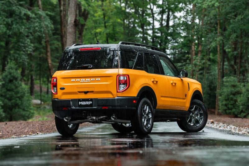 MBRP 2021+ Ford Bronco Sport (1.5L / 2.0L EcoBoost) 2.5in Res - Back Exhaust - Dual Rear - Alum. Steel - Catback - MBRP