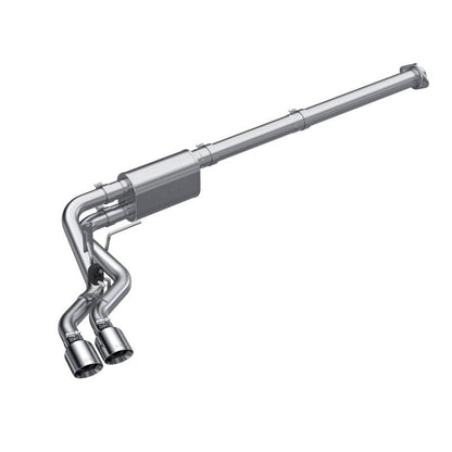 MBRP 2021 Ford F - 150 2.7L EcoBoost / 3.5L EcoBoost / 5.0L 3in Cat Back Single Side Exit T304 - Catback - MBRP