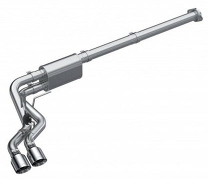 MBRP 2021 Ford F - 150 2.7L EcoBoost / 3.5L EcoBoost / 5.0L 3in Cat Back Single Side Exit T304 - Catback - MBRP