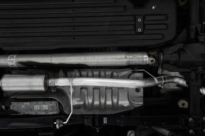 MBRP 2021+ Ford F - 150 Powerboost Hybrid 3in Single Side Exit - Aluminized Steel - Catback - MBRP