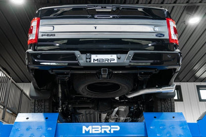 MBRP 2021+ Ford F - 150 Powerboost Hybrid 3in Single Side Exit - Aluminized Steel - Catback - MBRP