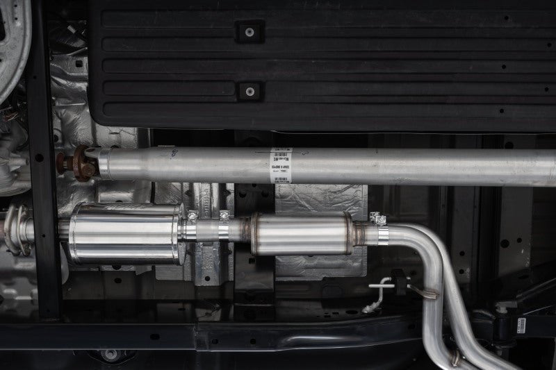 MBRP 2021+ Ford F150 Aluminized Dual Pre - Axle (Street Profile) 2.5in OD Tips 3in Cat Back Exhaust - Catback - MBRP