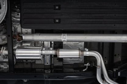 MBRP 2021+ Ford F150 Aluminized Dual Pre - Axle (Street Profile) 2.5in OD Tips 3in Cat Back Exhaust - Catback - MBRP