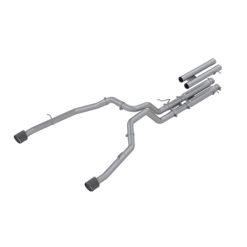 MBRP 2021 Ram TRX 6.2 S/C 3in Catback Dual Rear Carbon Fiber Tips(Race) - T304 - Catback - MBRP