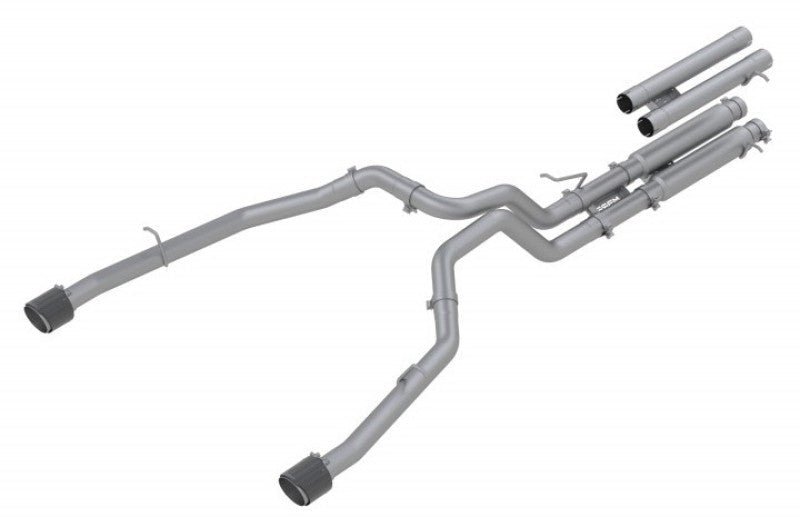 MBRP 2021 Ram TRX 6.2 S/C 3in Catback Dual Rear Carbon Fiber Tips(Race) - T304 - Catback - MBRP