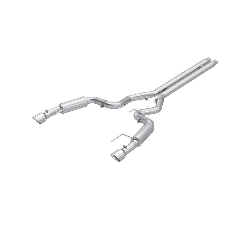 MBRP 2024 Ford Mustang GT S650, 5.0L 3in Dual Split Rear Aluminized Steel - Catback - MBRP