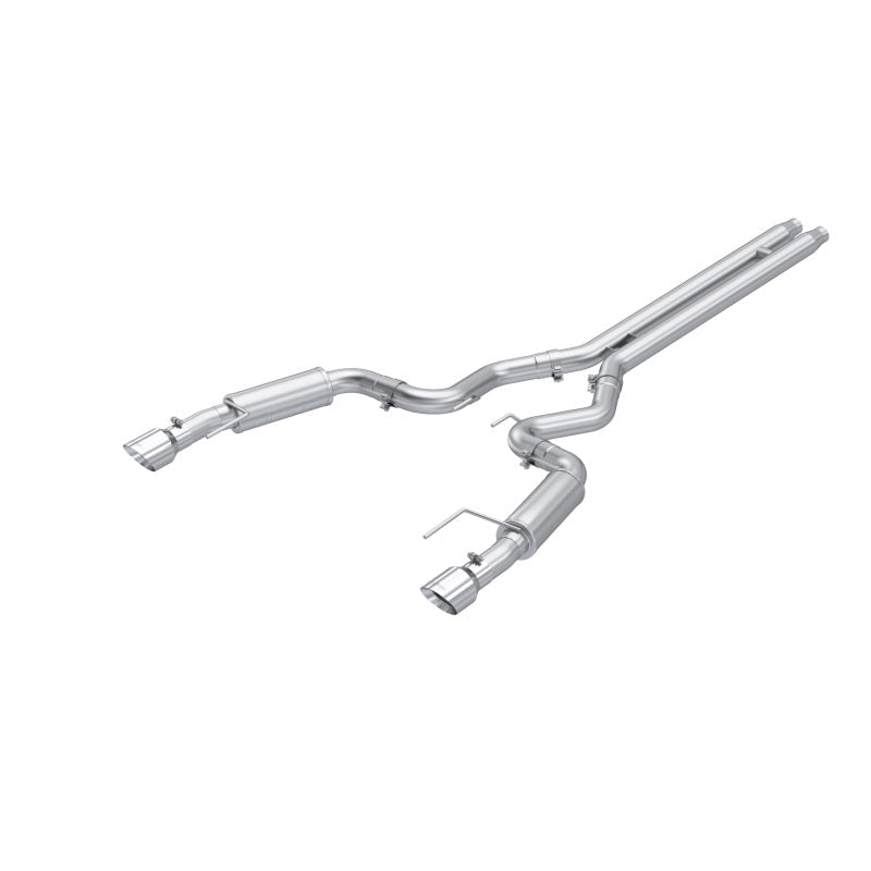 MBRP 2024 Ford Mustang GT S650, 5.0L 3in Dual Split Rear Aluminized Steel - Catback - MBRP