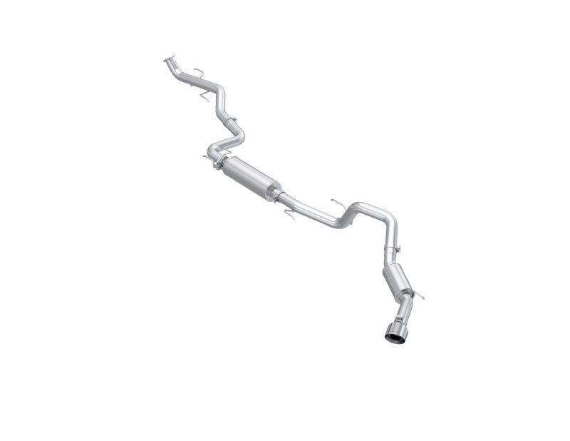 MBRP 2024 Toyota Tacoma Aluminized Steel 3in Cat - Back Single Side Exit - Catback - MBRP