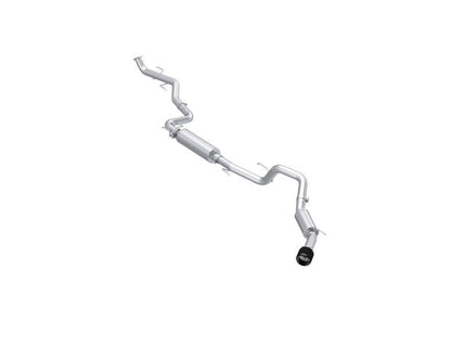 MBRP 2024 Toyota Tacoma T304 Stainless Steel 3in Cat - Back Single Side Exit with Carbon Fiber Tip - Catback - MBRP