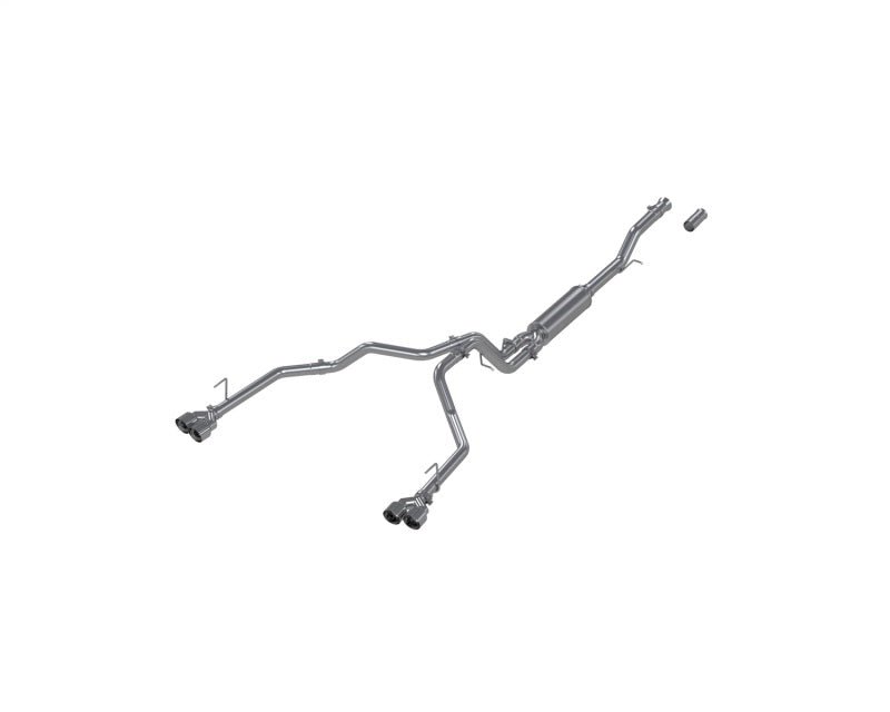 MBRP 21 - 24 Chevrolet Suburban XL 5.3L 3in Aluminized 2.5in Dual Split Carbon Fiber Cat - back - Catback - MBRP