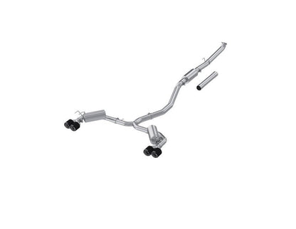MBRP 22 - 24 Honda Civic/Sport Touring 1.5L T304 SS Cat - Back Exhaust 2.5in Dual Split Rear w/ CF Tips - Catback - MBRP