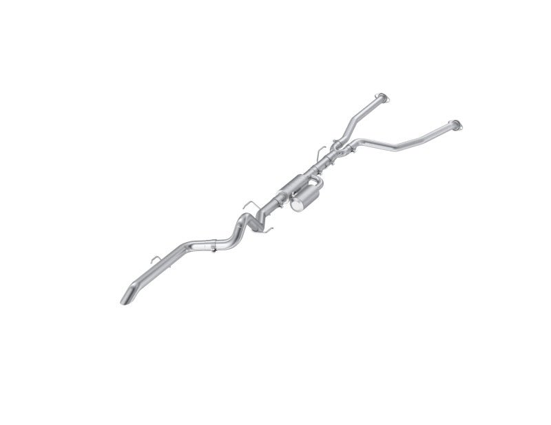 MBRP 22 - 25 Toyota Tundra 3.4L 3in Cat Back Single Rear Turn Down - Aluminized Steel - Catback - MBRP