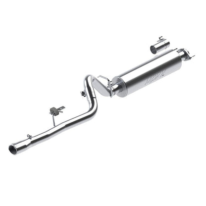 MBRP 86 - 00 Jeep 2.5L Cherokee 2.5in Cat Back Single T409 - Catback - MBRP