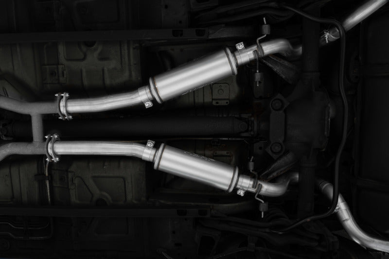 MBRP 99 - 04 Ford Mustang GT/Mach 1 2.5in Dual Split Rear AL Catback Exhaust w/ 3.5in Dual Wall Tips - Catback - MBRP