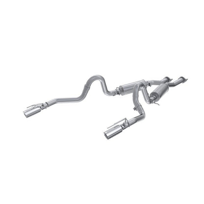 MBRP 99 - 04 Ford Mustang GT/Mach 1 2.5in Dual Split Rear AL Catback Exhaust w/ 3.5in Dual Wall Tips - Catback - MBRP