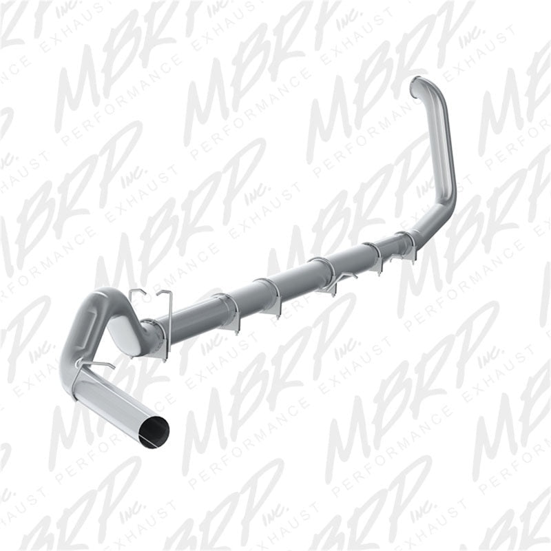 MBRP F - 250/350 7.3L all models 5in Turbo Back Single Side Exit No Muffler T409 - Turbo Back - MBRP