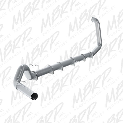 MBRP F - 250/350 7.3L all models 5in Turbo Back Single Side Exit No Muffler T409 - Turbo Back - MBRP