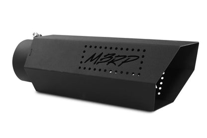 MBRP Universal Hex Tip 4in Inlet 16in Length w/o Logo - Black Coated - Tips - MBRP