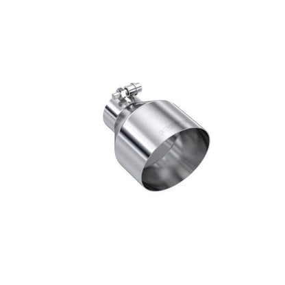 MBRP Universal T304 Stainless Steel Tip 2.5in ID / 5in OD Out / 6.5in Length Angle Cut Single Wall - Tips - MBRP