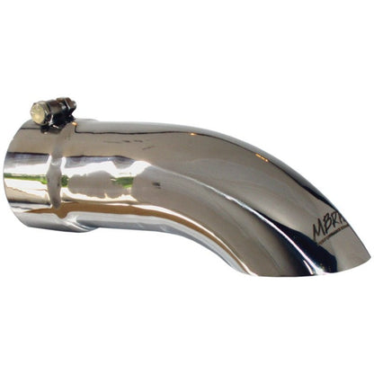 MBRP Universal Tip 3.5in O.D. Turn Down 3.5in inlet 12 length - Steel Tubing - MBRP