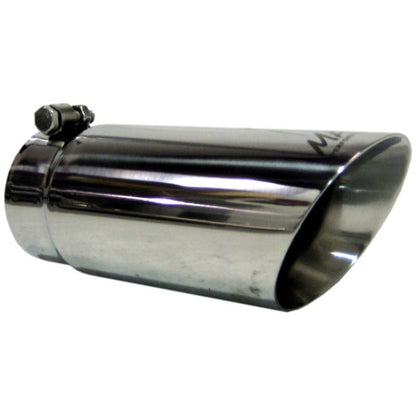 MBRP Universal Tip 3in O.D. Dual Wall Angled 4 inlet 10 length - Steel Tubing - MBRP