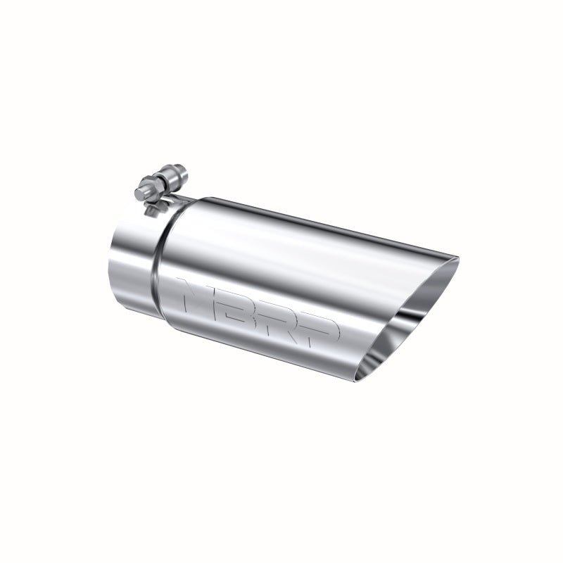MBRP Universal Tip 3in O.D. Dual Wall Angled 4 inlet 10 length - Steel Tubing - MBRP