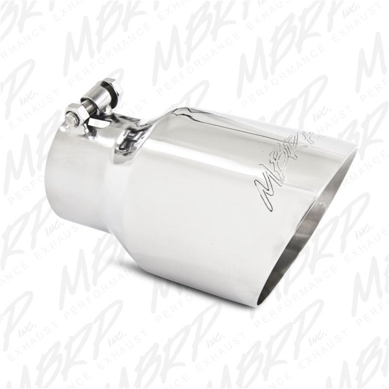 MBRP Universal Tip 4.5in O.D. Dual Wall Angled 3in inlet 8in length T304 - Tips - MBRP