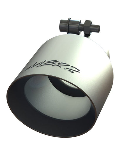 MBRP Universal Tip 4in O.D. Dual Wall Angled 2.5in inlet 8in length T304 - Steel Tubing - MBRP