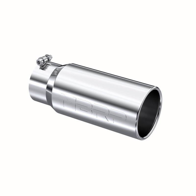 MBRP Universal Tip 5 O.D. Rolled Straight 4 inlet 12 length - Steel Tubing - MBRP