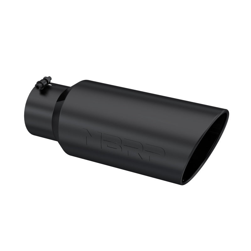 MBRP Universal Tip 7in O.D. Rolled End 5in inlet 18in length Black - Tips - MBRP