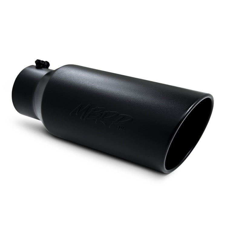 MBRP Universal Tip 7in O.D. Rolled End 5in inlet 18in length Black - Tips - MBRP