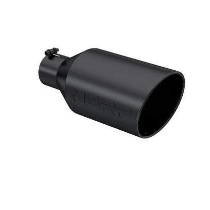 MBRP Universal Tip 8in O.D. Rolled End 4in inlet 18in length Black - Tips - MBRP