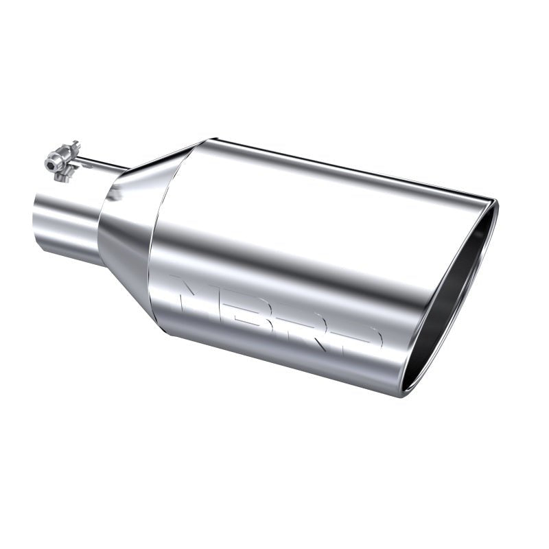 MBRP Universal Tip 8in O.D. Rolled End 4in inlet 18in length T304 - Steel Tubing - MBRP