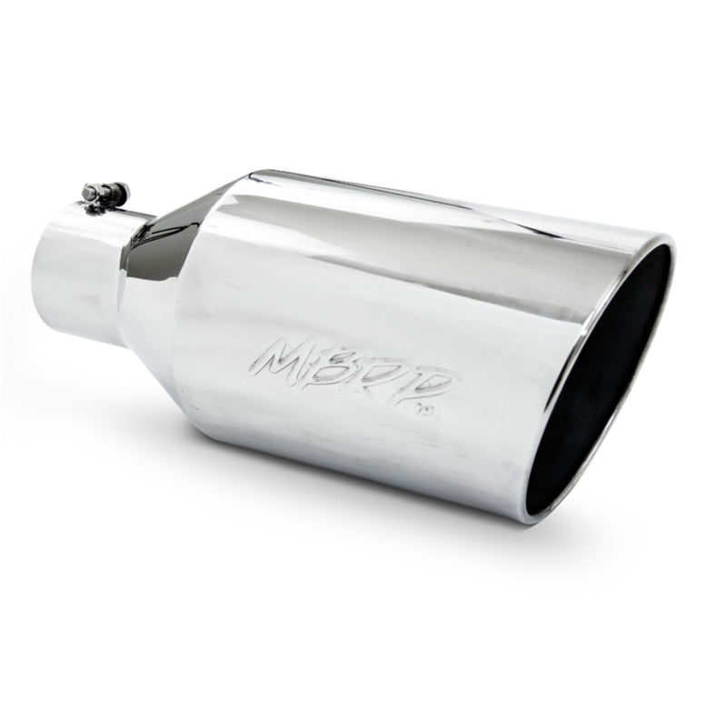 MBRP Universal Tip 8in O.D. Rolled End 4in inlet 18in length T304 - Steel Tubing - MBRP