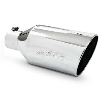MBRP Universal Tip 8in O.D. Rolled End 4in inlet 18in length T304 - Steel Tubing - MBRP