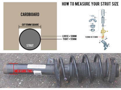11-17 VW Jetta MK6 55mm Megan Racing Coilovers - Euro Series