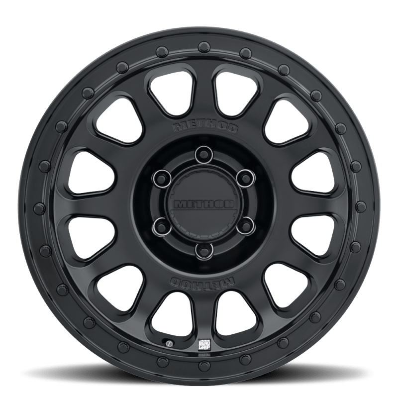 Method MR709 HD Bead Grip 18x 9in / ET12 / 8x180 BP / 124.1mm Bore - Black Wheel-Wheels - Cast-Method Wheels