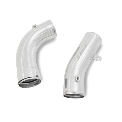 Mishimoto 17 - 19 GM 6.6L L5P Cold - Side Pipe and Boot Kit Polished Silicone Couplers & Hoses