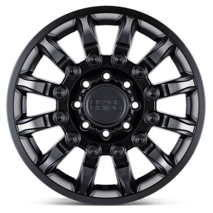 Black Rhino MISSION Matte Black W/ Machined Tint 17x8.5 0 5x127mm 71.5mm