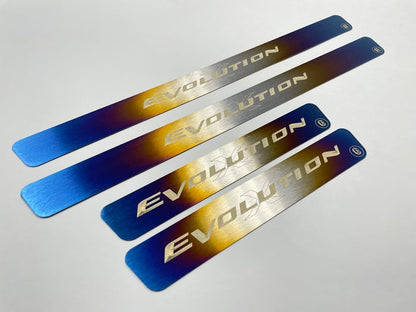 Chasing JS Mitsubishi Evolution X Door Sill Inserts