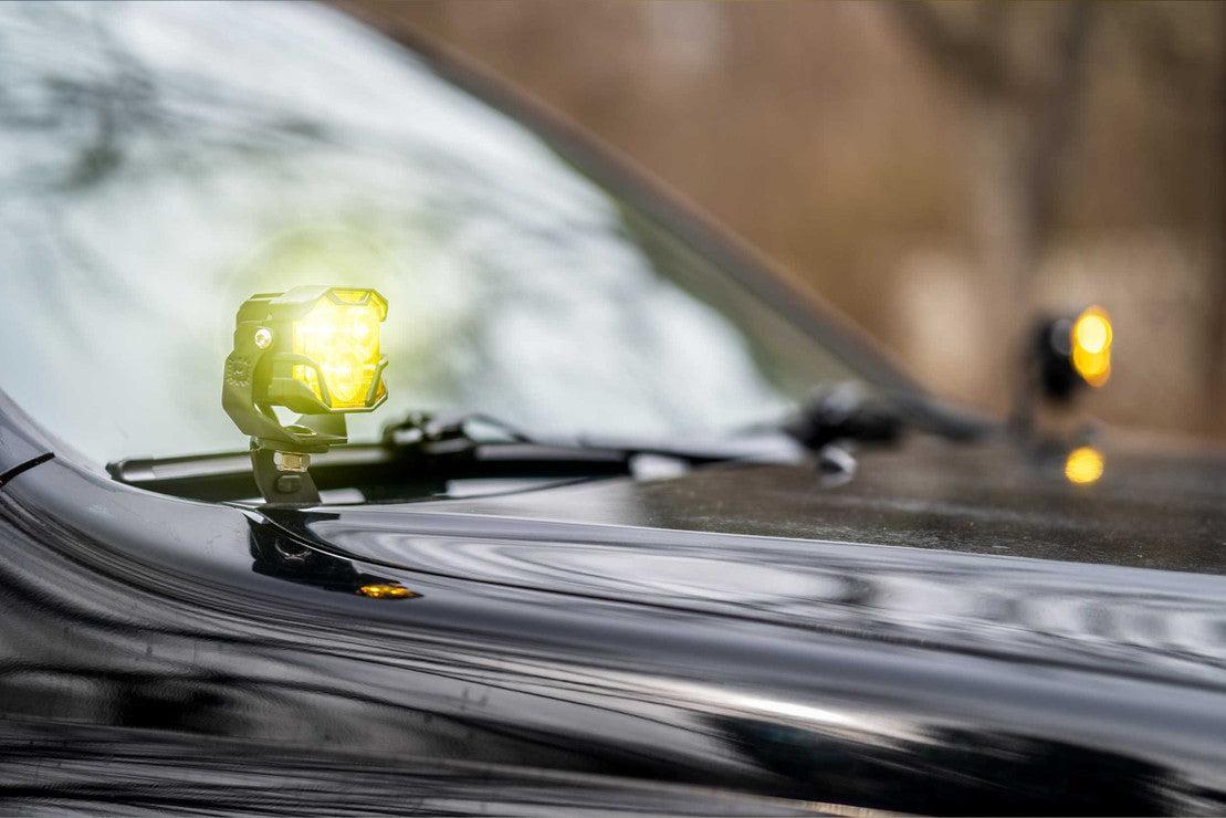 Morimoto 4Banger A - Pillar Kit: 02 - 09 Lexus GX470 - LED Light Pods - Morimoto