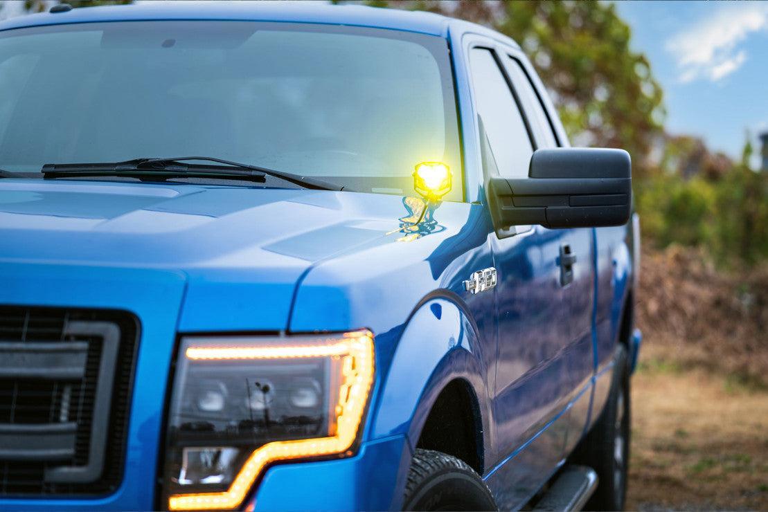Morimoto 4Banger A - Pillar Kit: 09 - 14 F150 - LED Light Pods - Morimoto